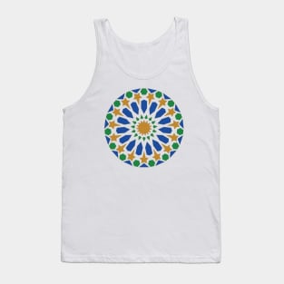 Moroccan Zellige Mosaic Art Tank Top